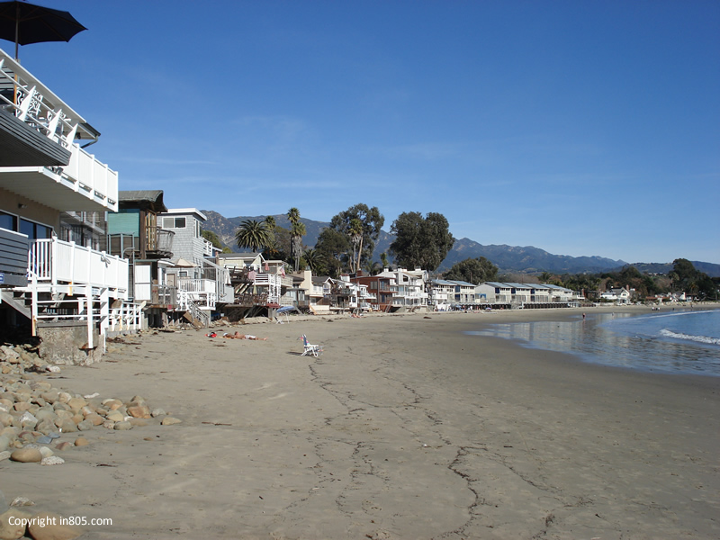 Carpinteria, California beach