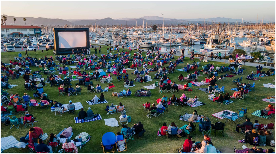 Seaside Movie Nights 2026 at Ventura Harbor Village