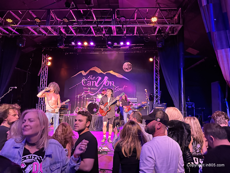 Bonfire Rocks the Canyon Club